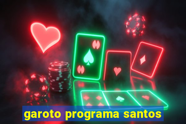 garoto programa santos